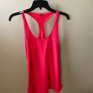 Hot pink workout tank top ! Silky, light material!